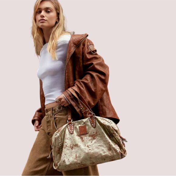 Free People Handbags - Free People We the Free Augustine Leather Tote Bag